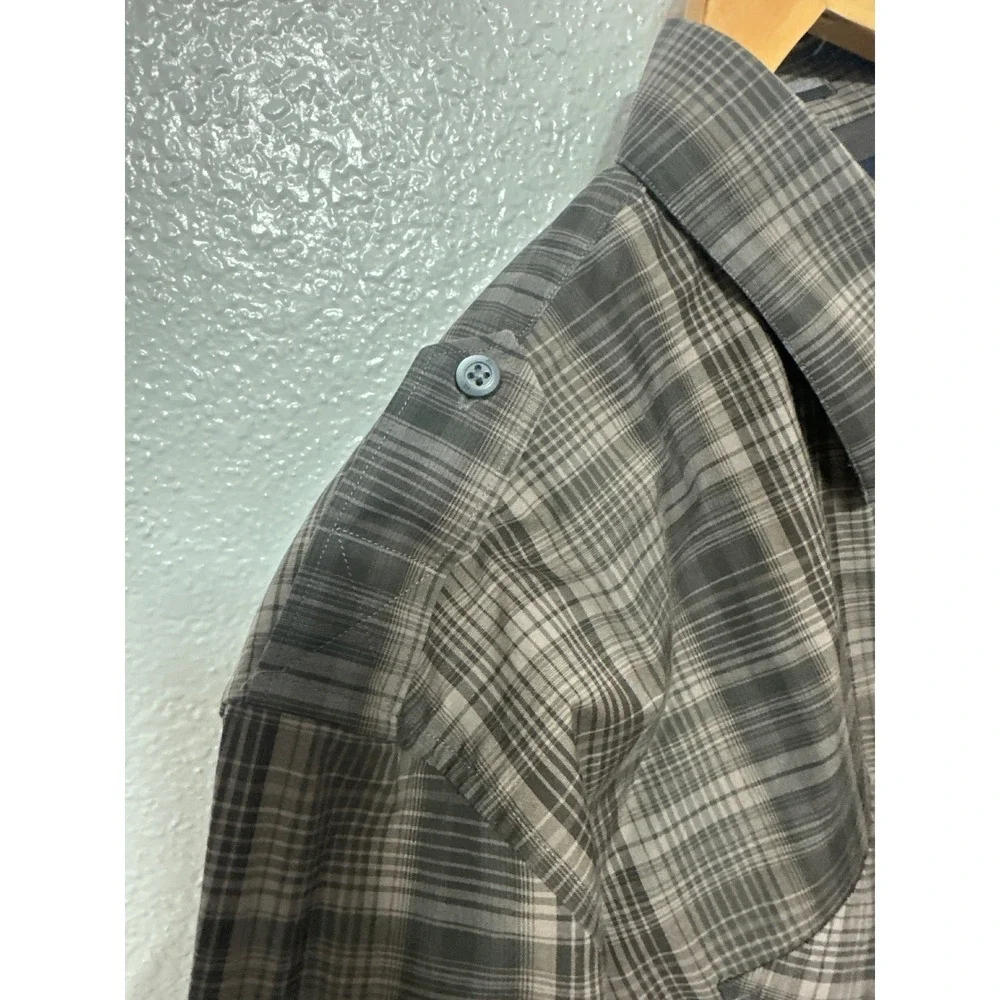 Banana Republic Mens Plaid Button Down Shirt Long Sleeve XL